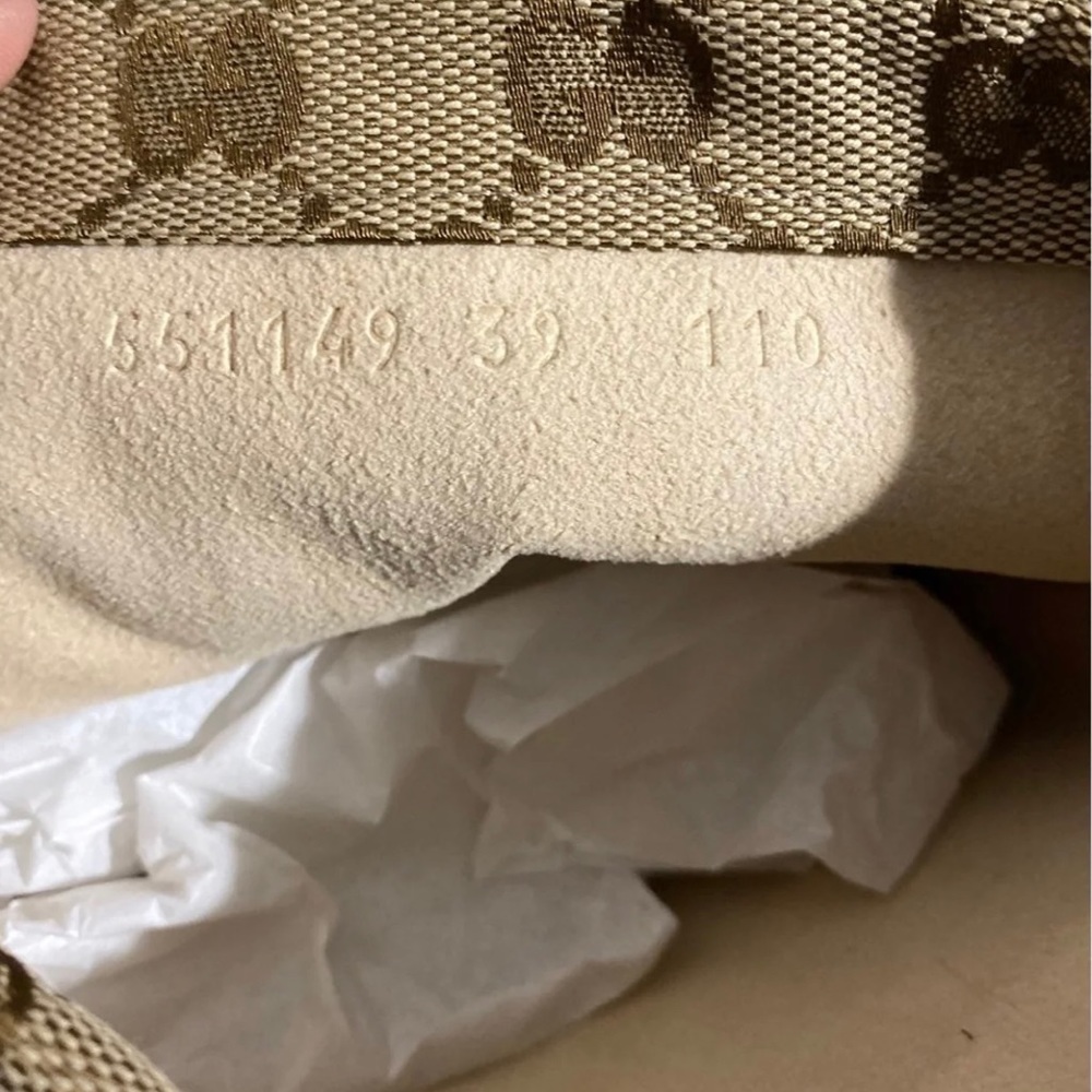 Gucci GG Canvas Knee High Boots - Picture 7 of 9